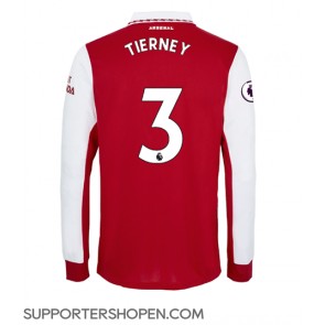 Arsenal Kieran Tierney #3 Hemma Matchtröja 2022-23 Långärmad